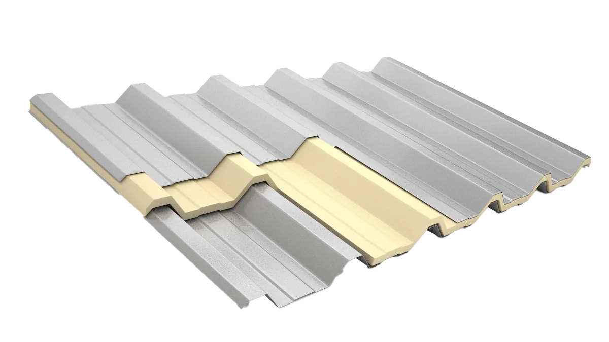 Telha Aluzinco Trapezoidal com Injeção de PIR
